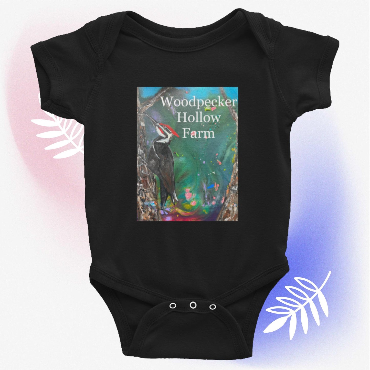 Infant Bodysuit Woodpecker Hollow Farm Sanctuary