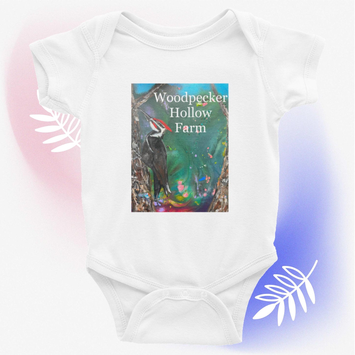 Infant Bodysuit Woodpecker Hollow Farm Sanctuary
