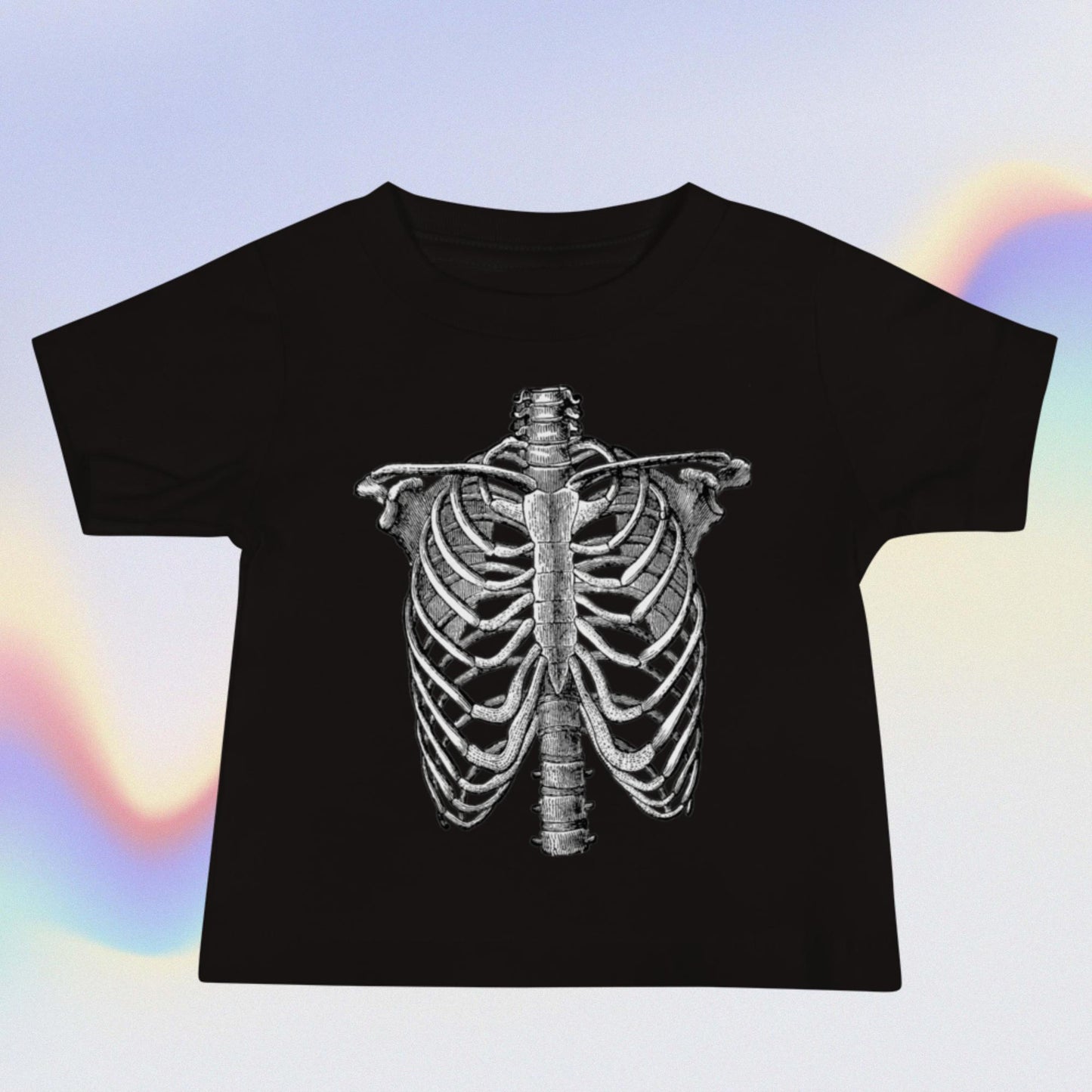Baby Jersey Short Sleeve Tee skeleton rib cage