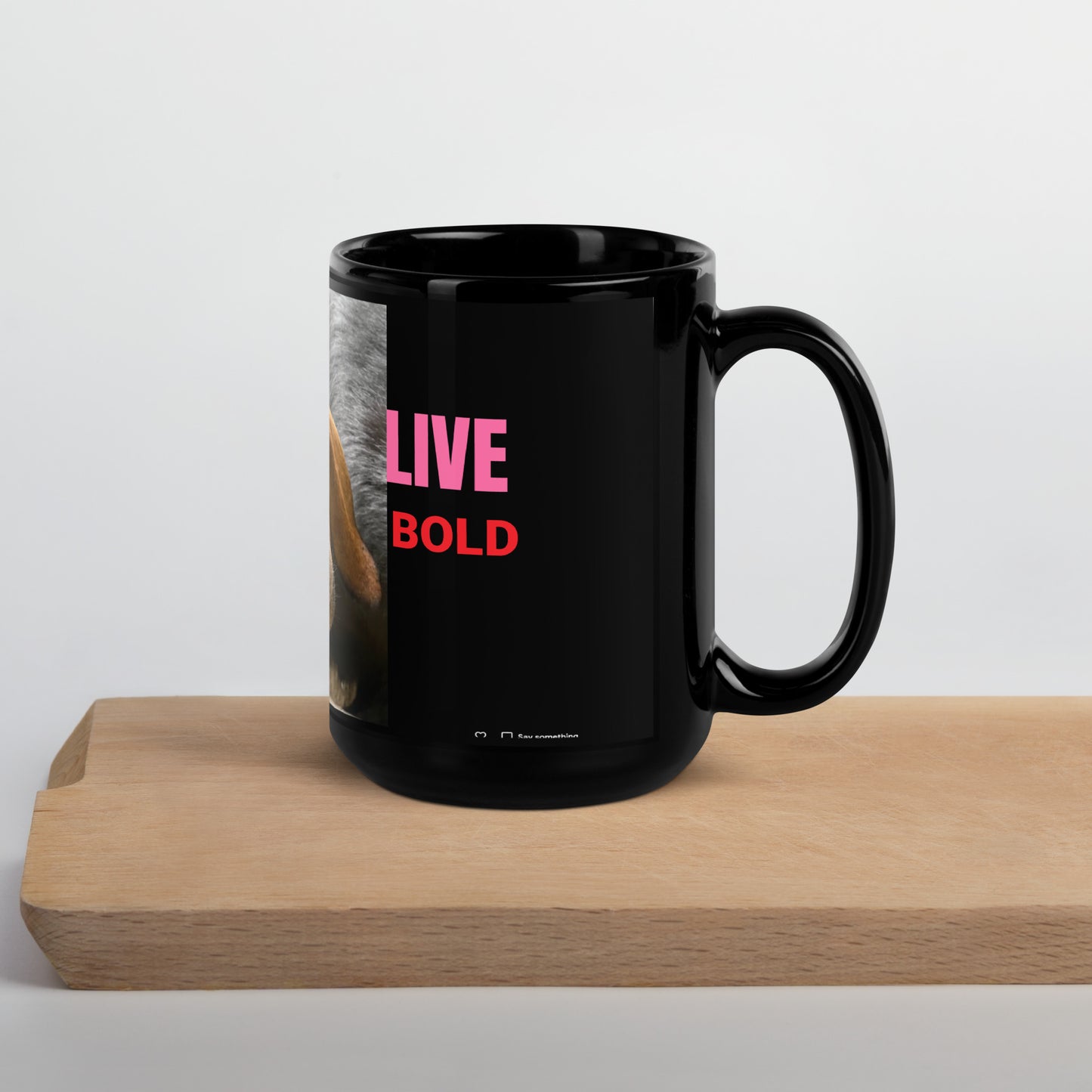 Black Glossy Mug