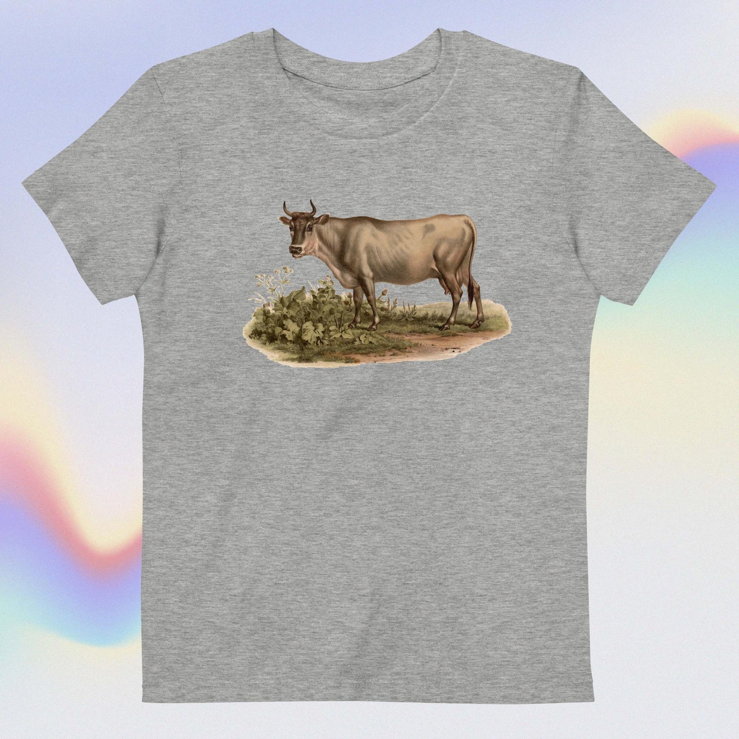 Organic cotton kids t-shirt cow