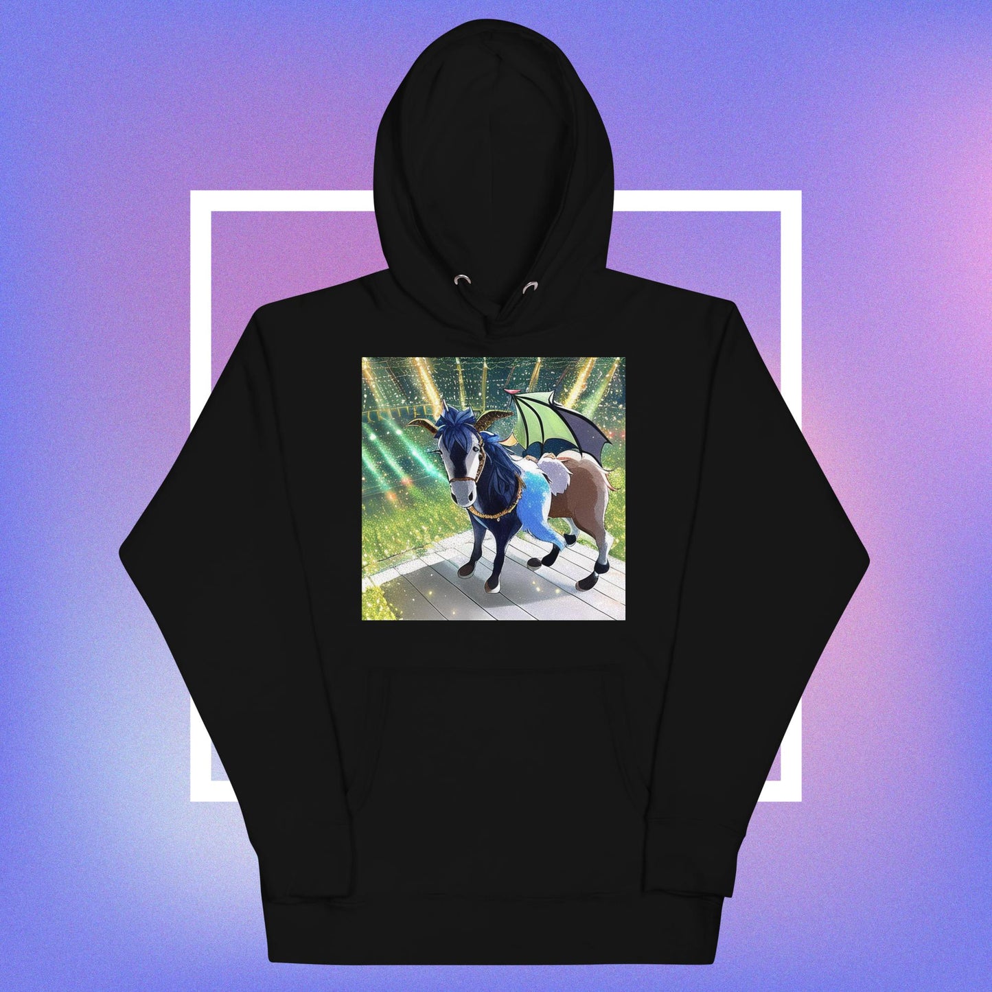 Unisex Hoodie dragon goat