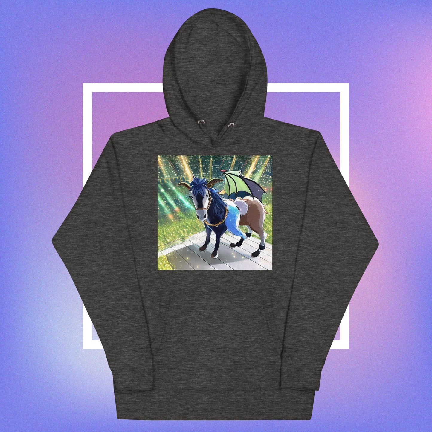 Unisex Hoodie dragon goat