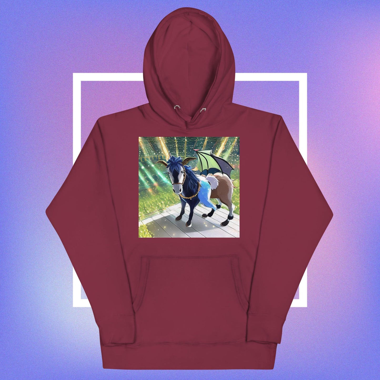 Unisex Hoodie dragon goat