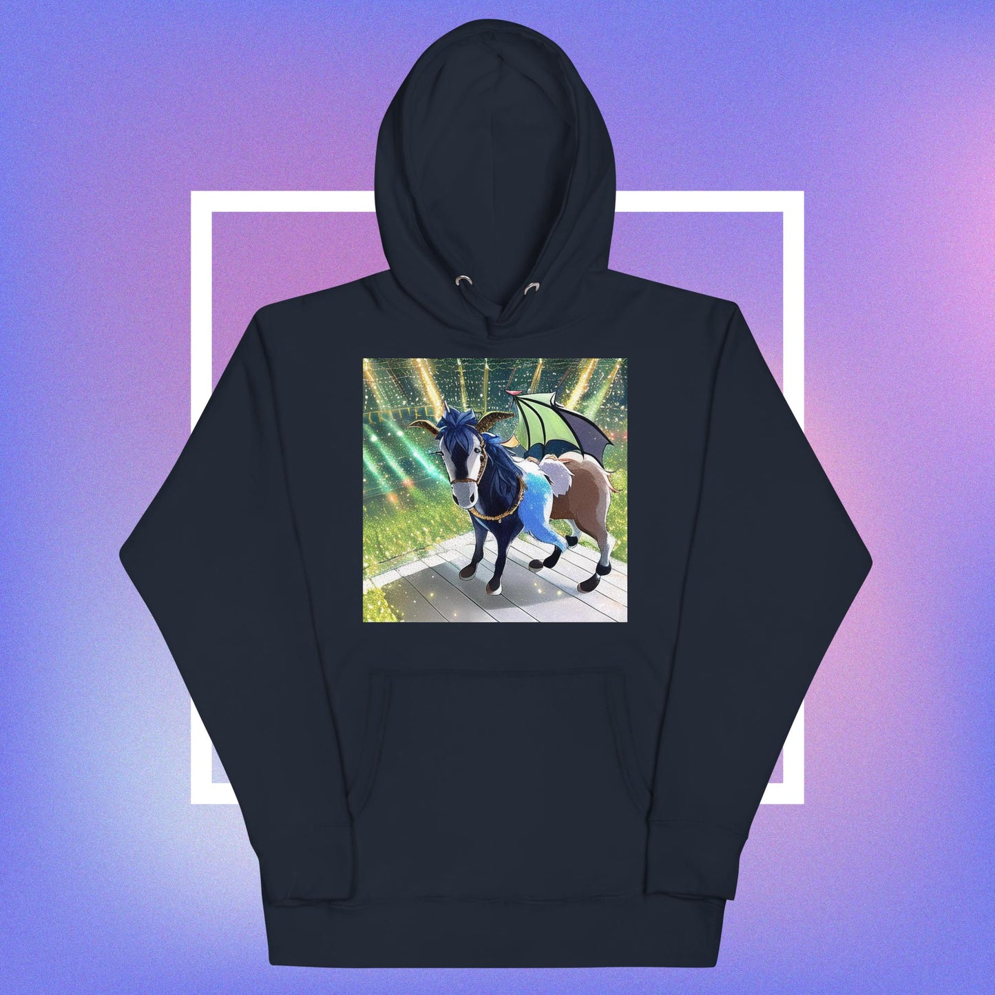 Unisex Hoodie dragon goat