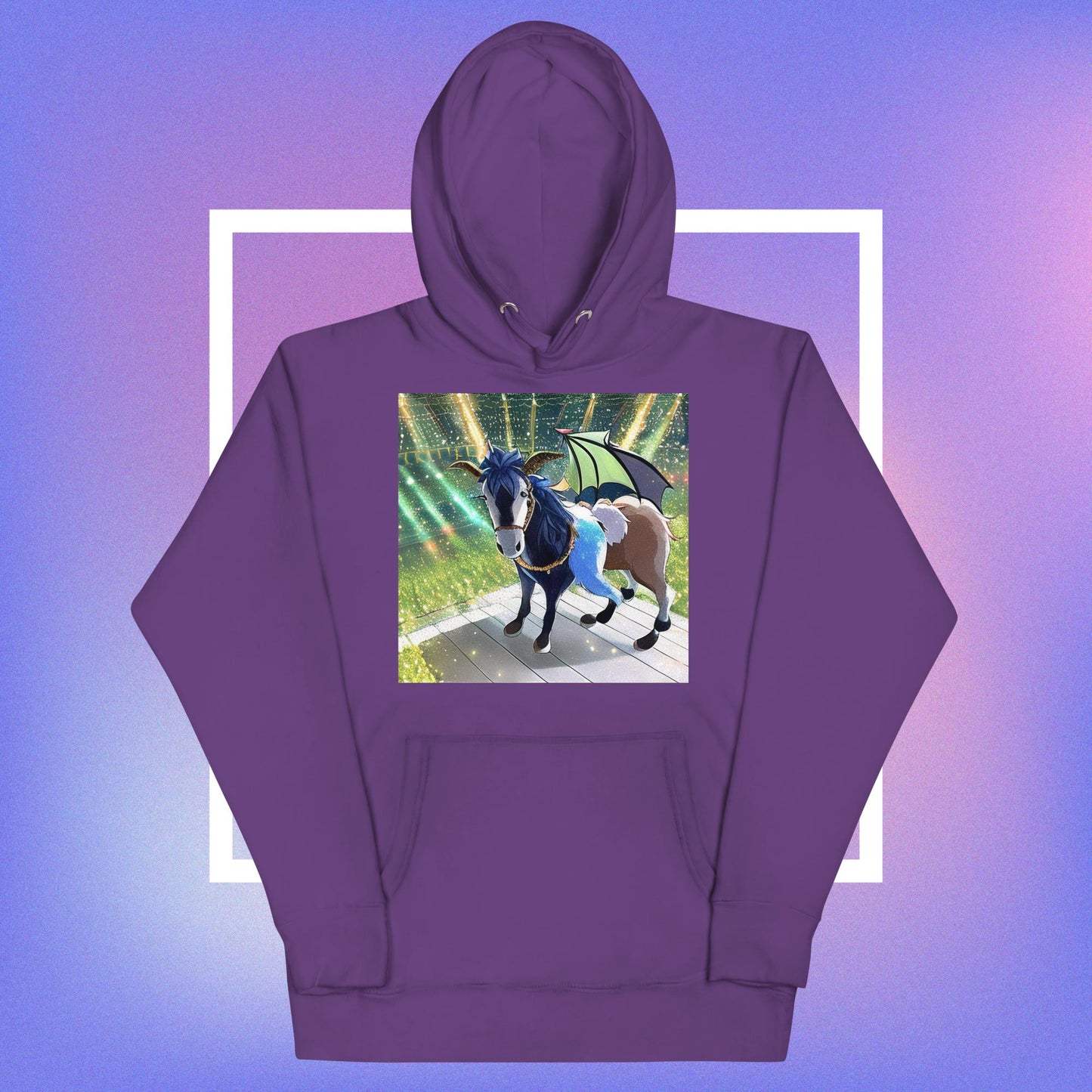 Unisex Hoodie dragon goat