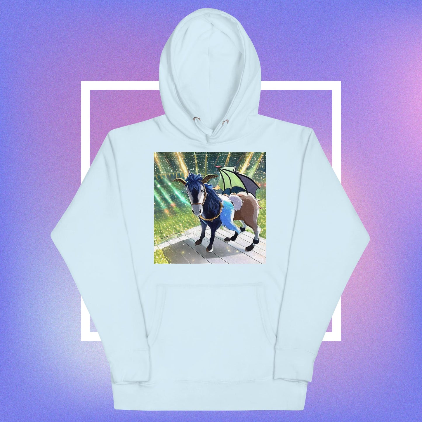 Unisex Hoodie dragon goat