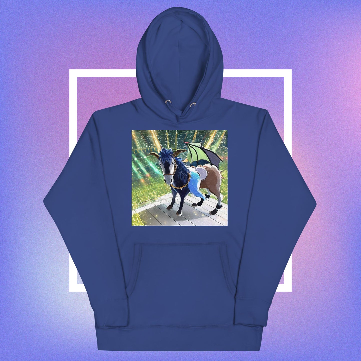 Unisex Hoodie dragon goat