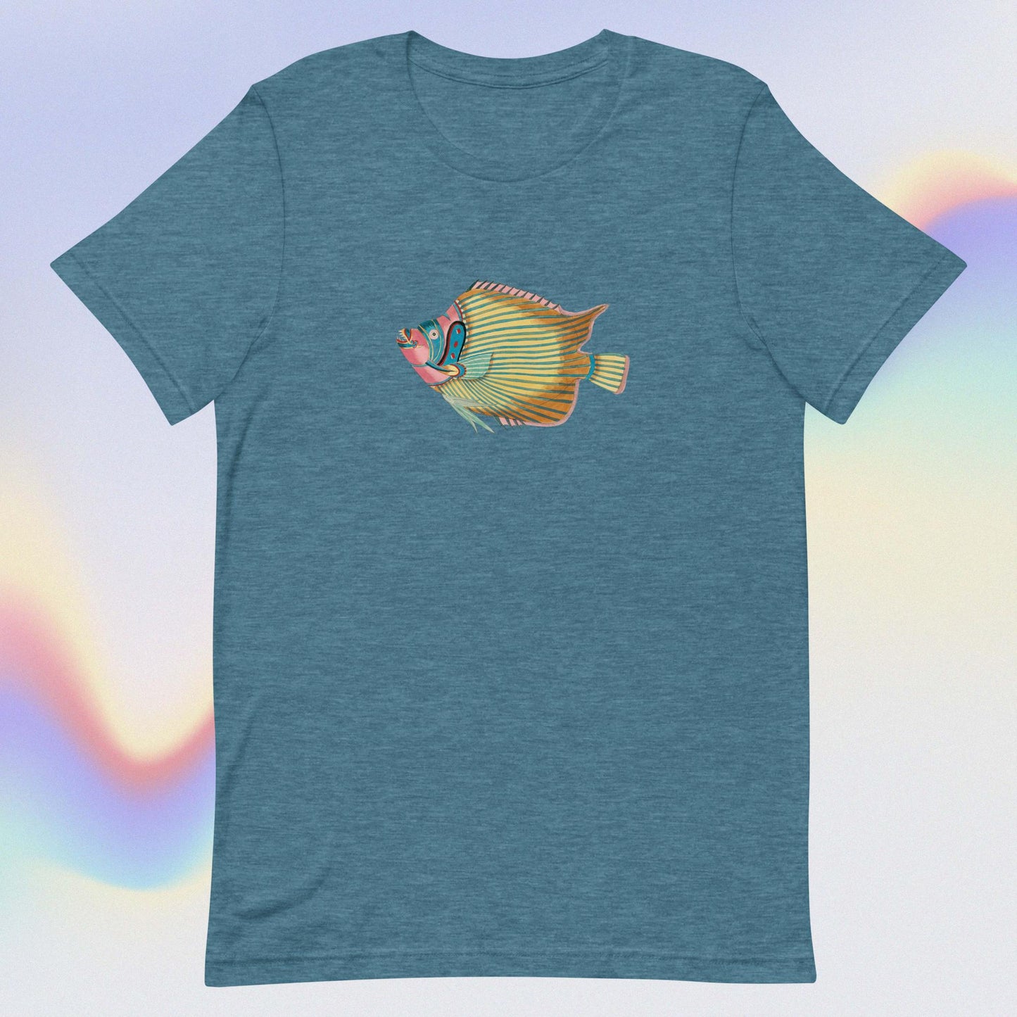 Unisex t-shirt colorful fish