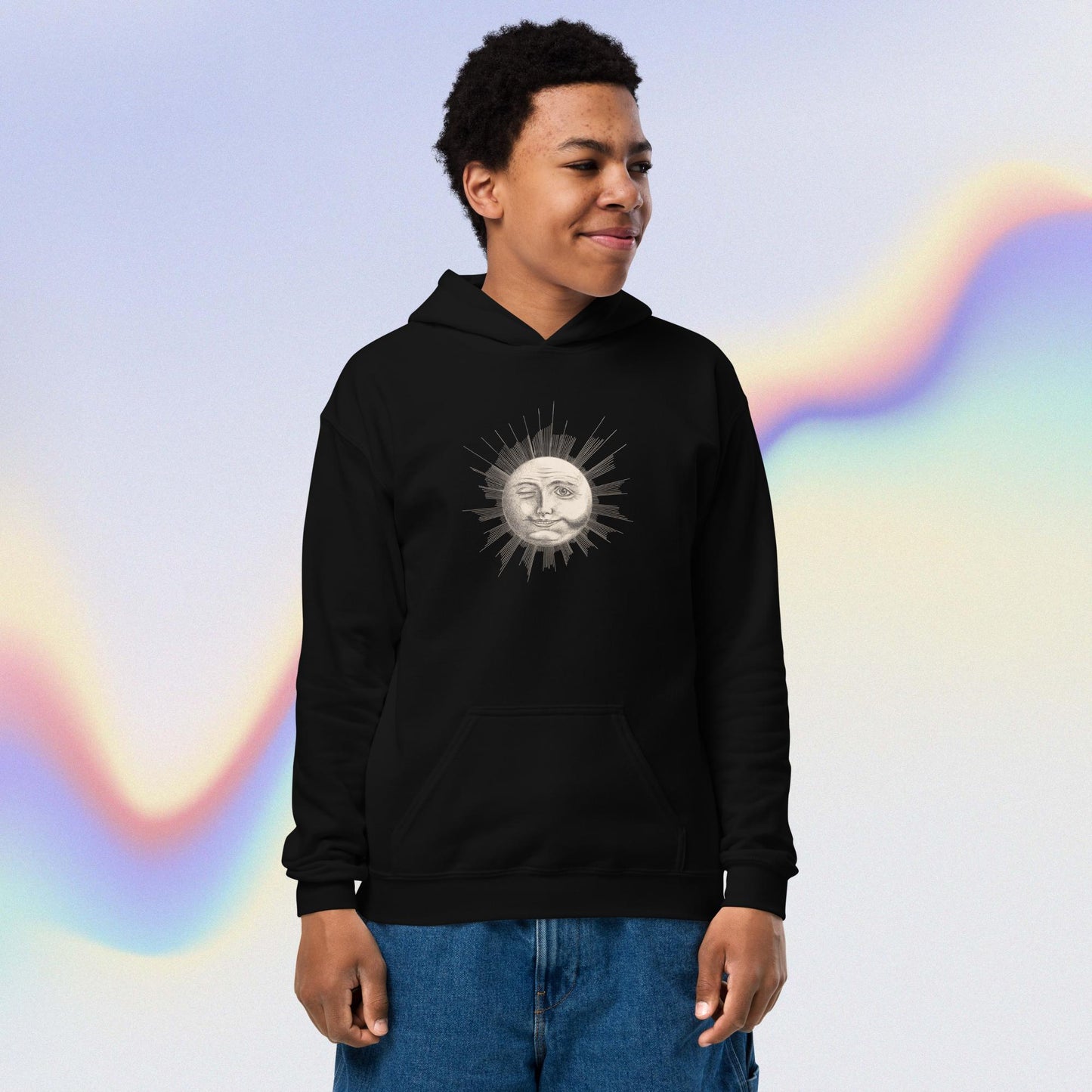 Youth heavy blend hoodie sun