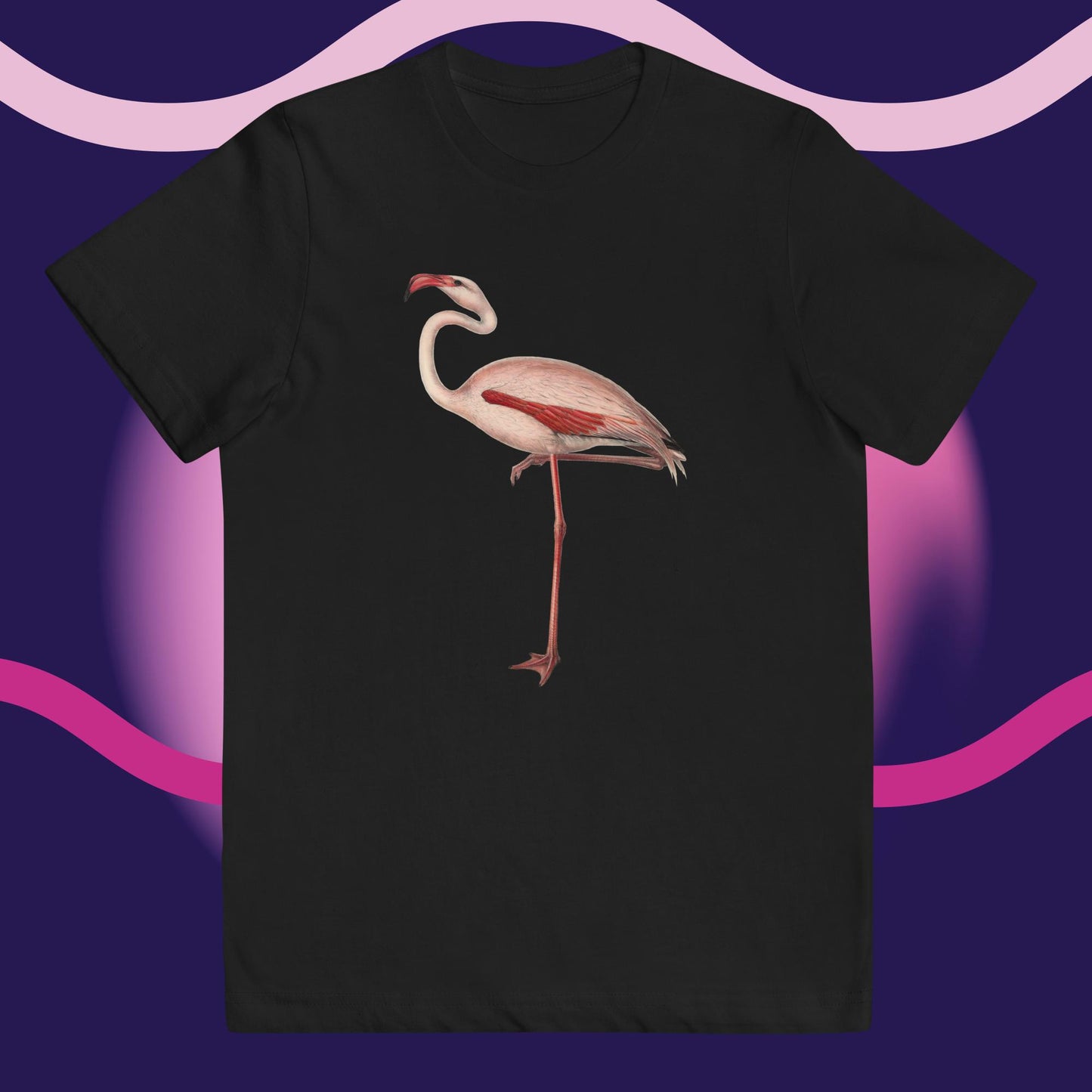 Youth jersey t-shirt flamingo