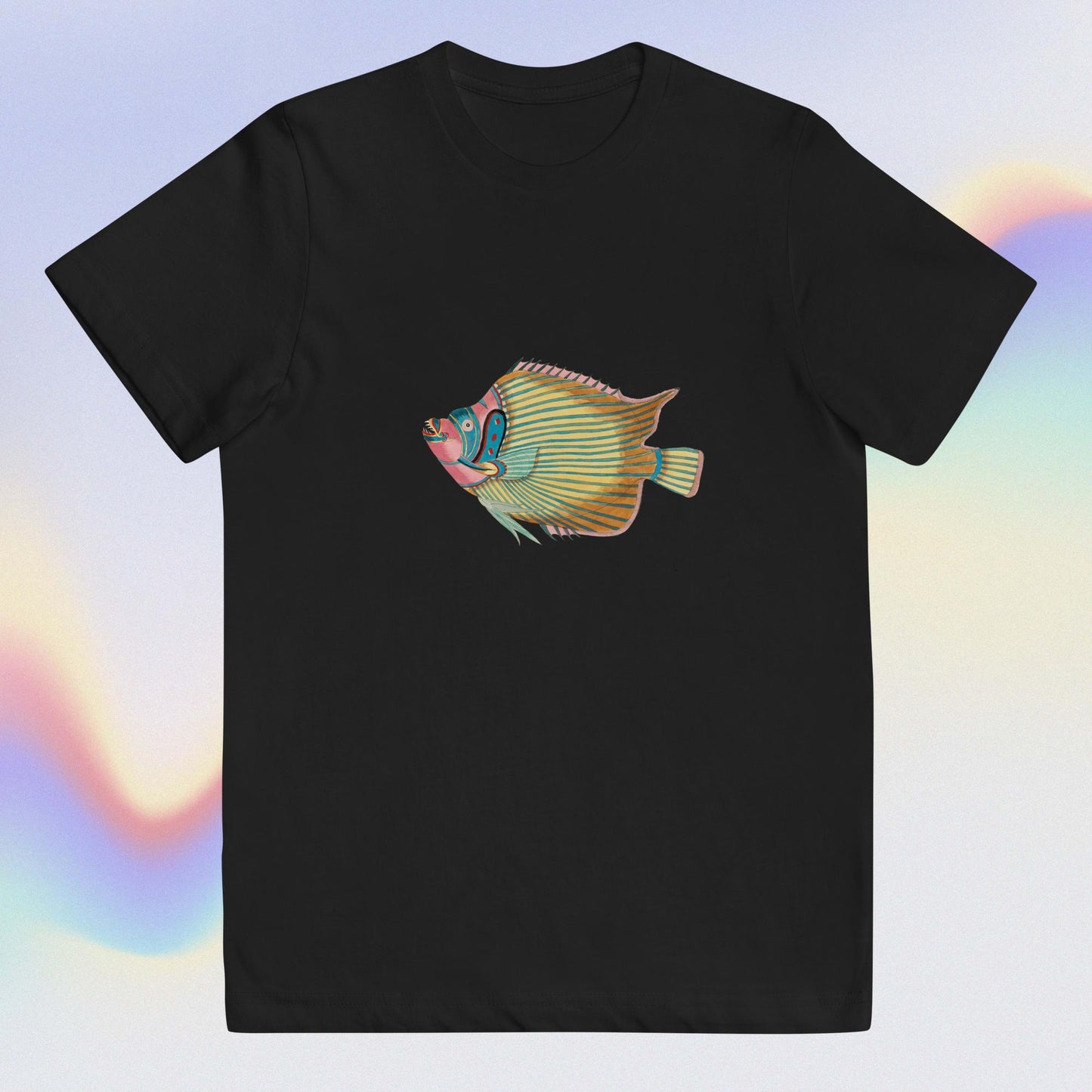 Youth jersey t-shirt colorful fish