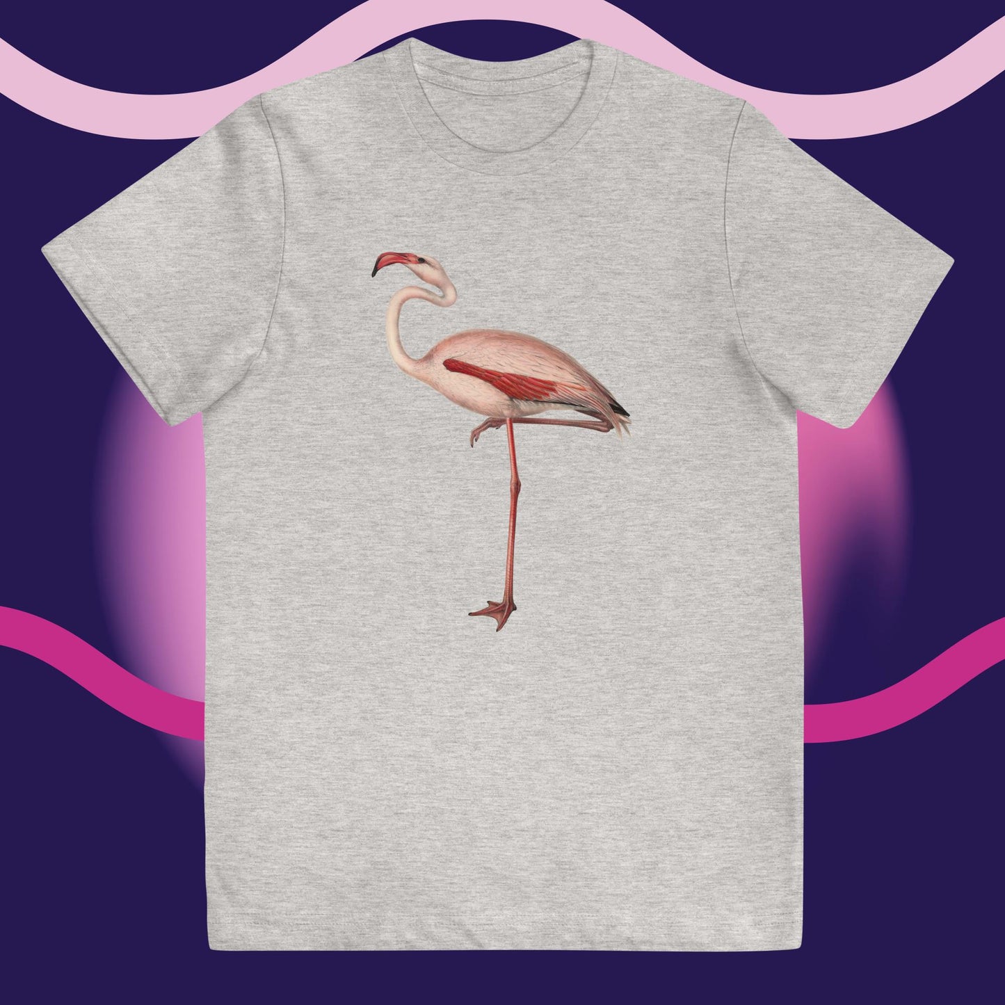 Youth jersey t-shirt flamingo