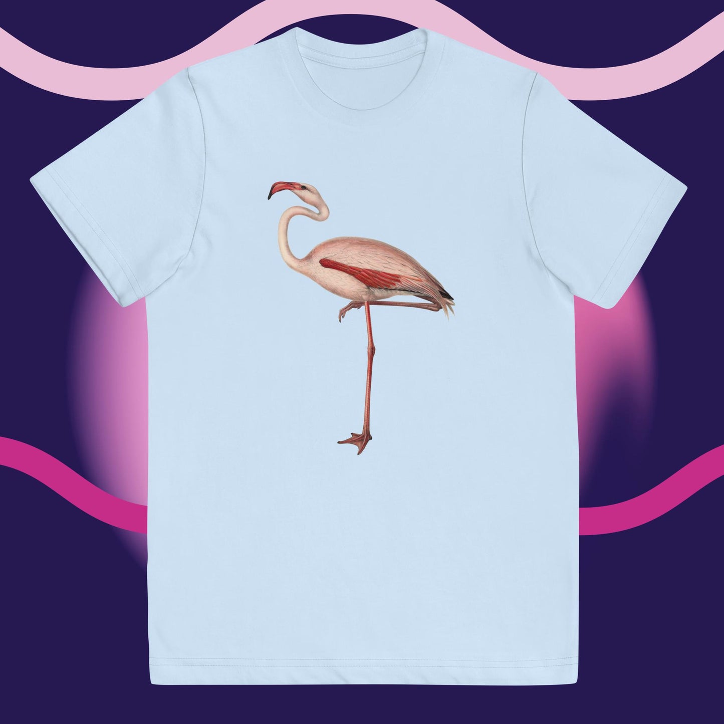Youth jersey t-shirt flamingo