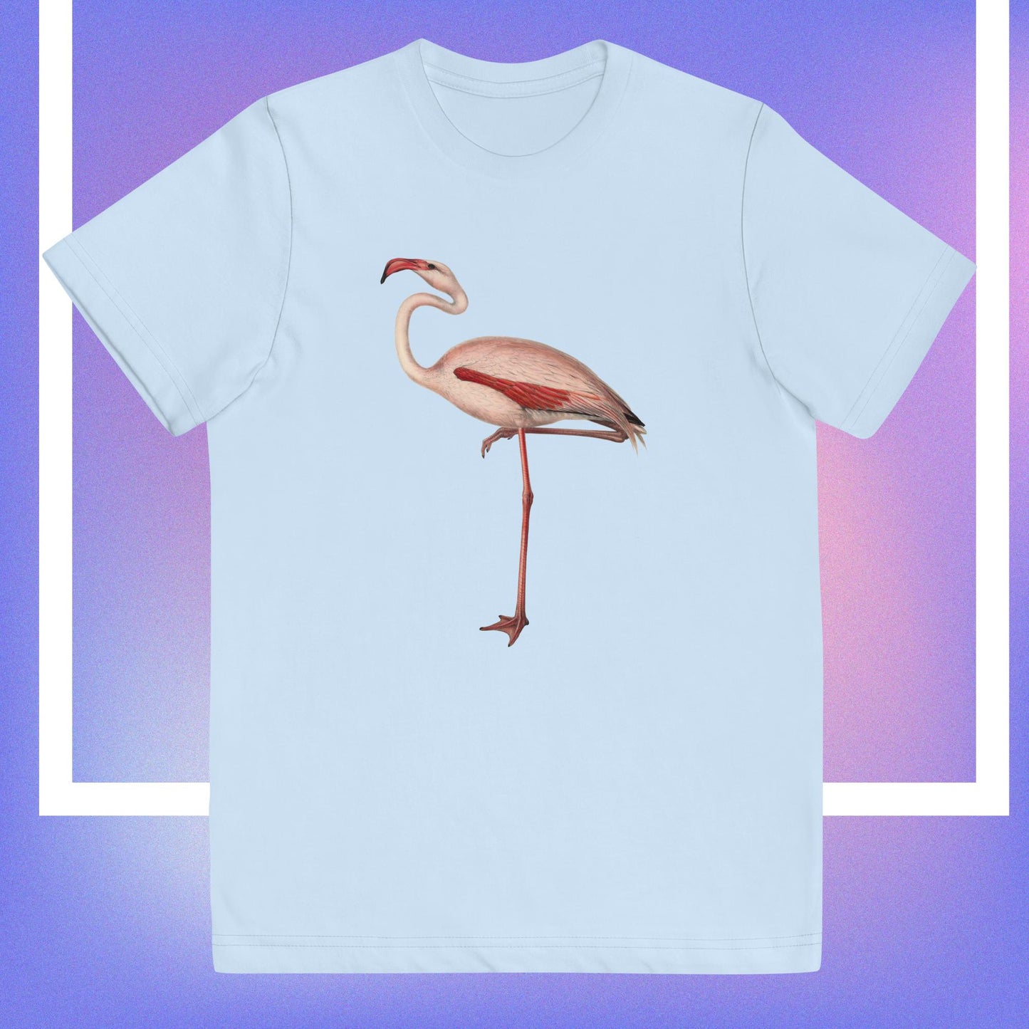 Youth jersey t-shirt flamingo