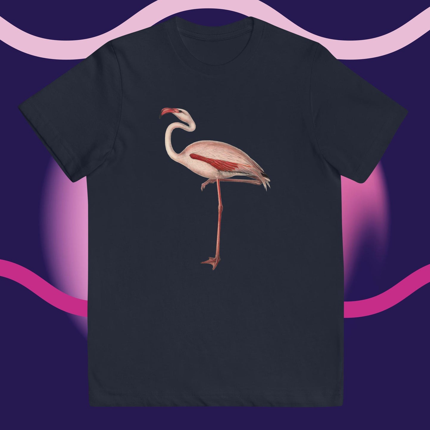 Youth jersey t-shirt flamingo