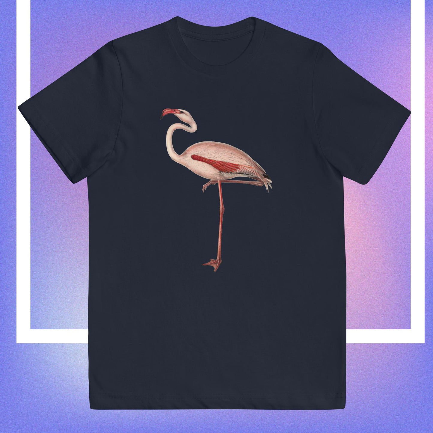 Youth jersey t-shirt flamingo
