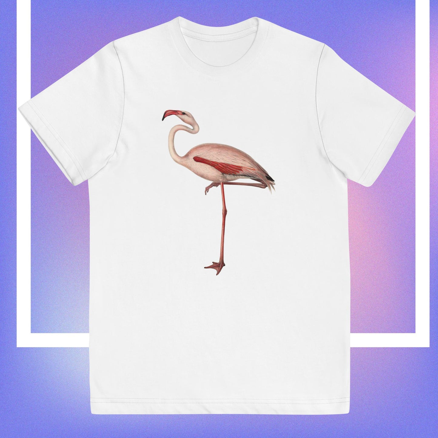 Youth jersey t-shirt flamingo