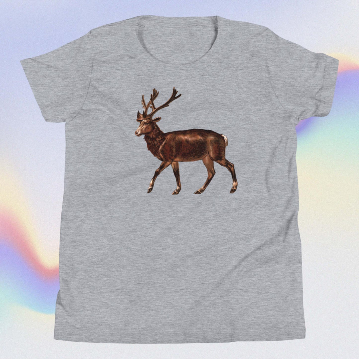 Youth Short Sleeve T-Shirt reindeer