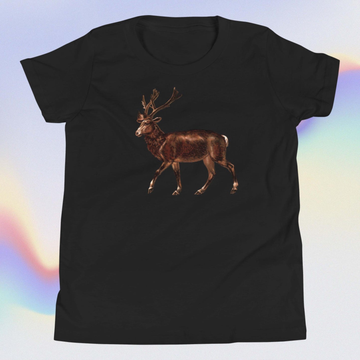 Youth Short Sleeve T-Shirt reindeer