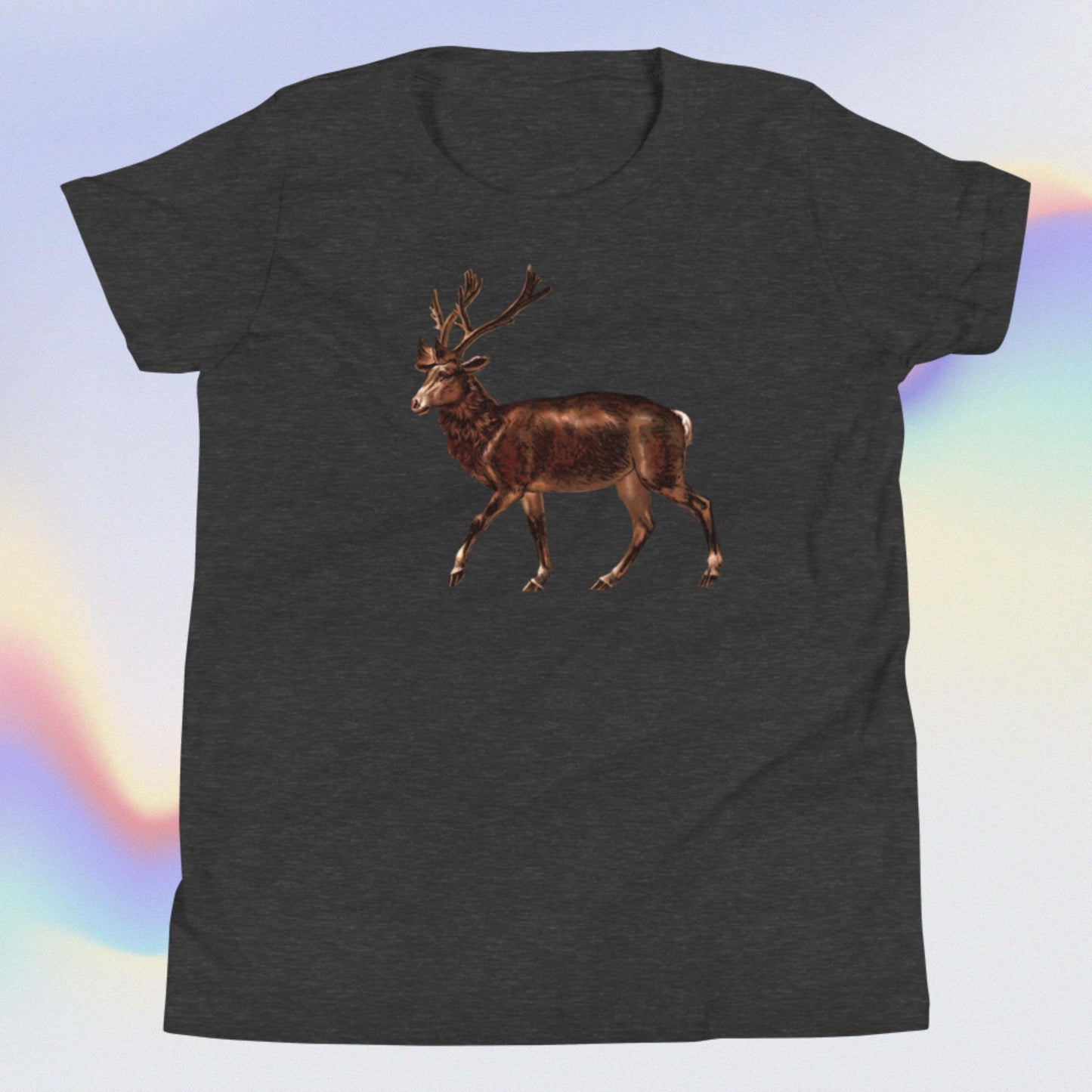 Youth Short Sleeve T-Shirt reindeer