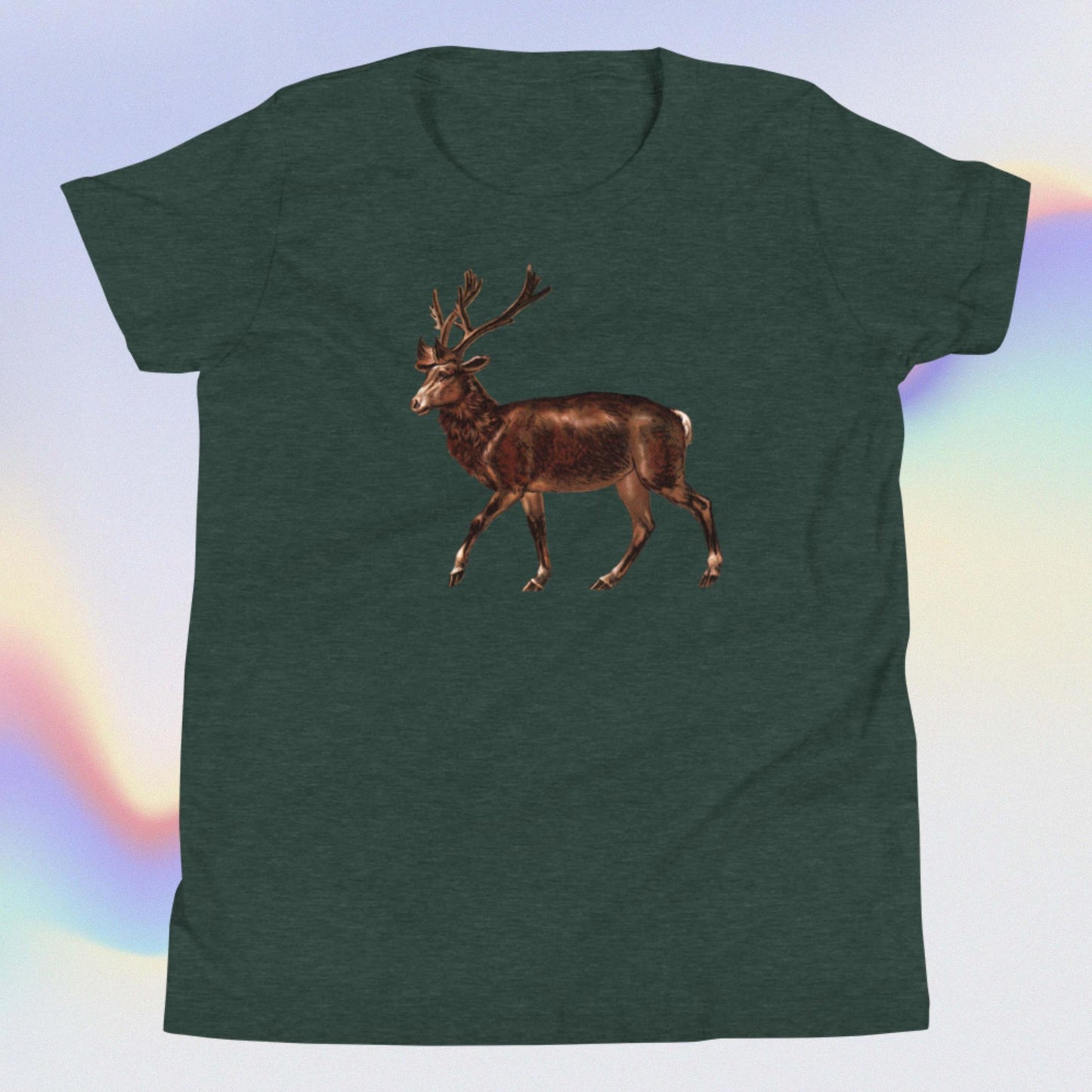 Youth Short Sleeve T-Shirt reindeer
