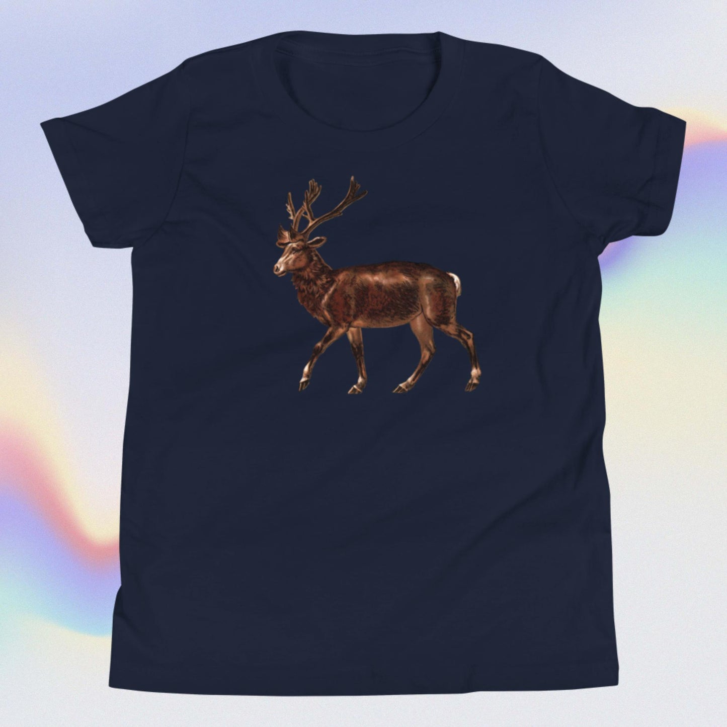 Youth Short Sleeve T-Shirt reindeer