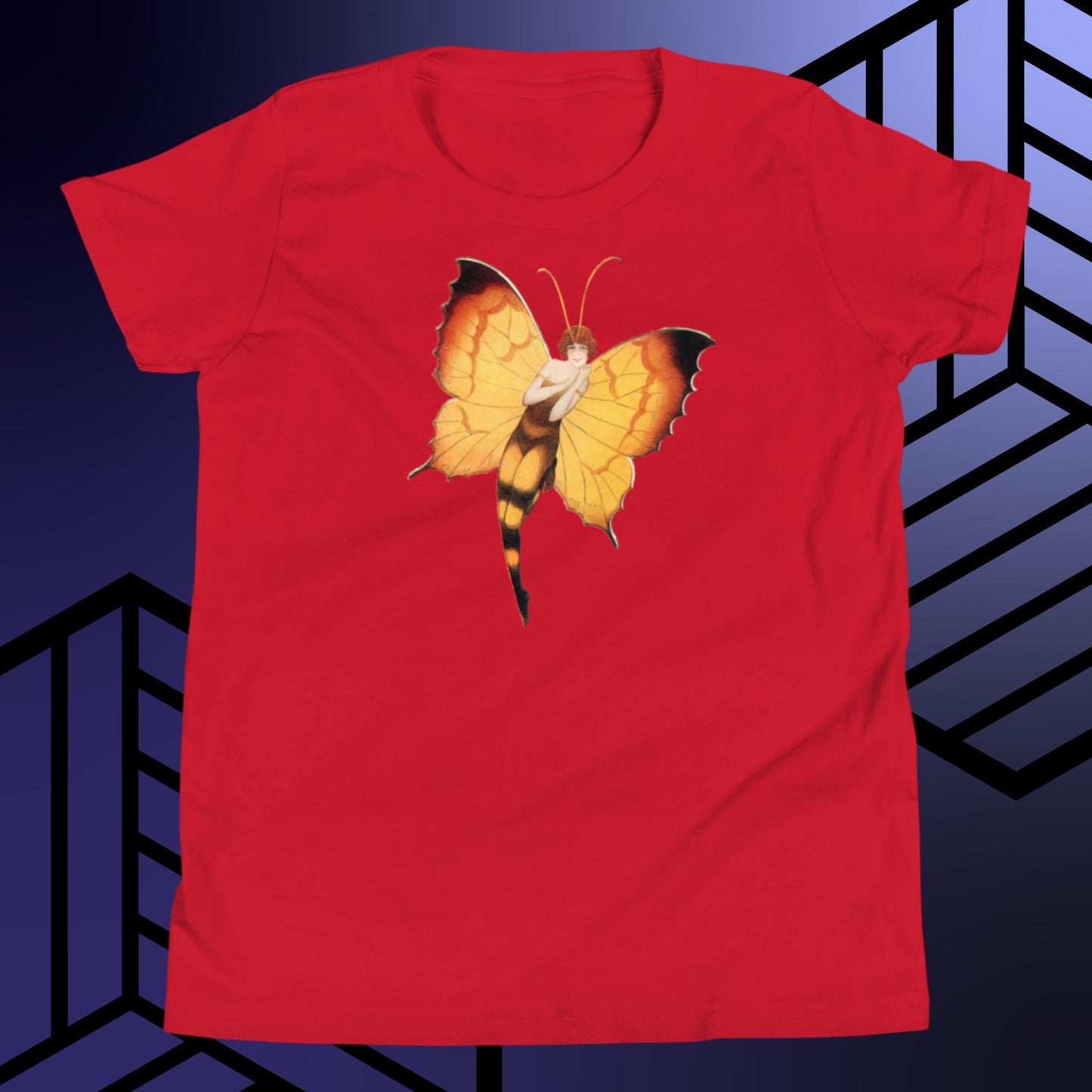 Youth Short Sleeve T-Shirt orange faries