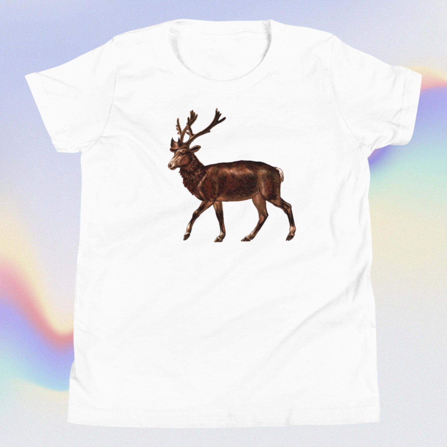 Youth Short Sleeve T-Shirt reindeer
