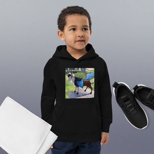 Kids eco hoodie magical goat