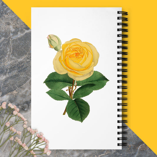 Spiral notebook yello