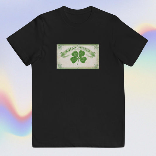 Youth jersey t-shirt shamrock