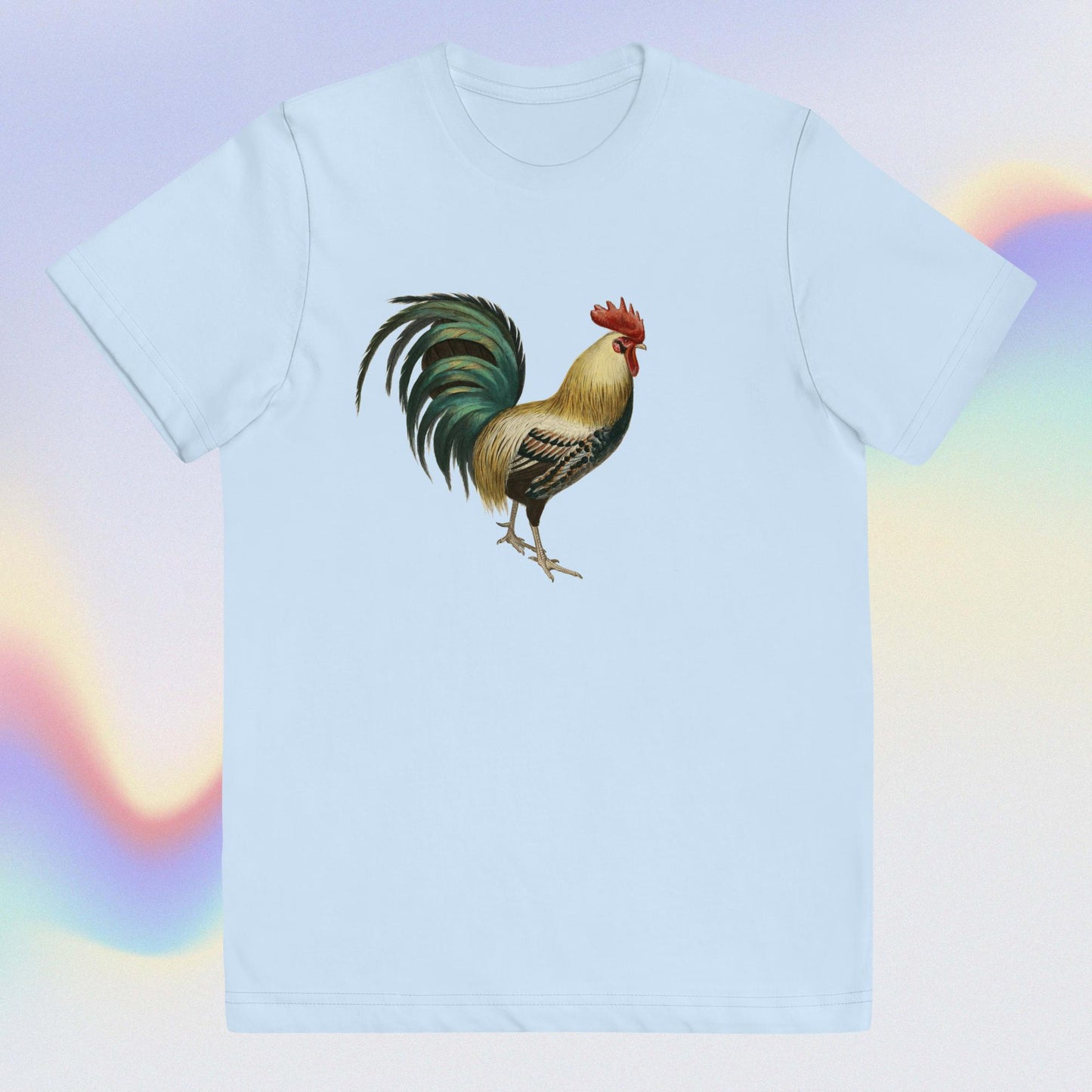 Youth jersey t-shirt rooster