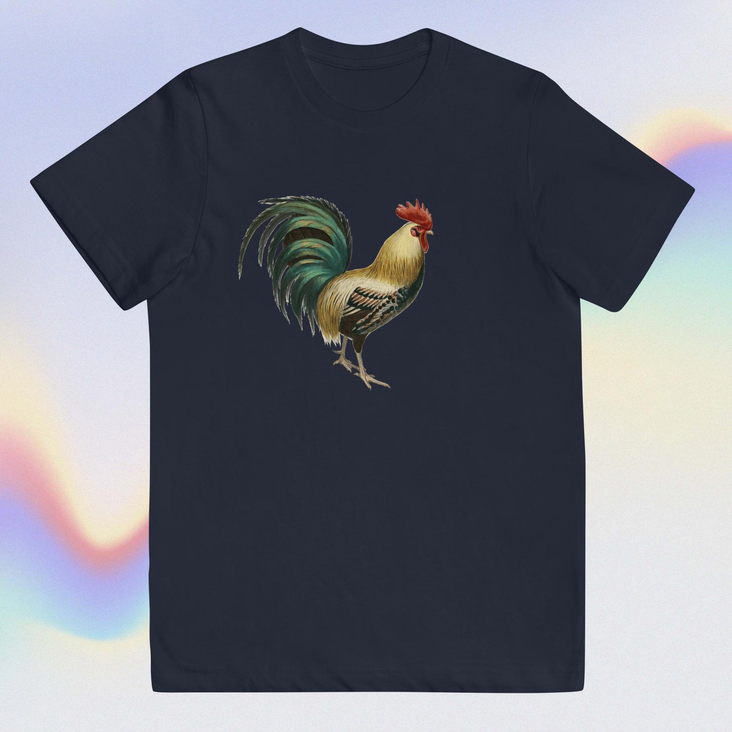 Youth jersey t-shirt rooster