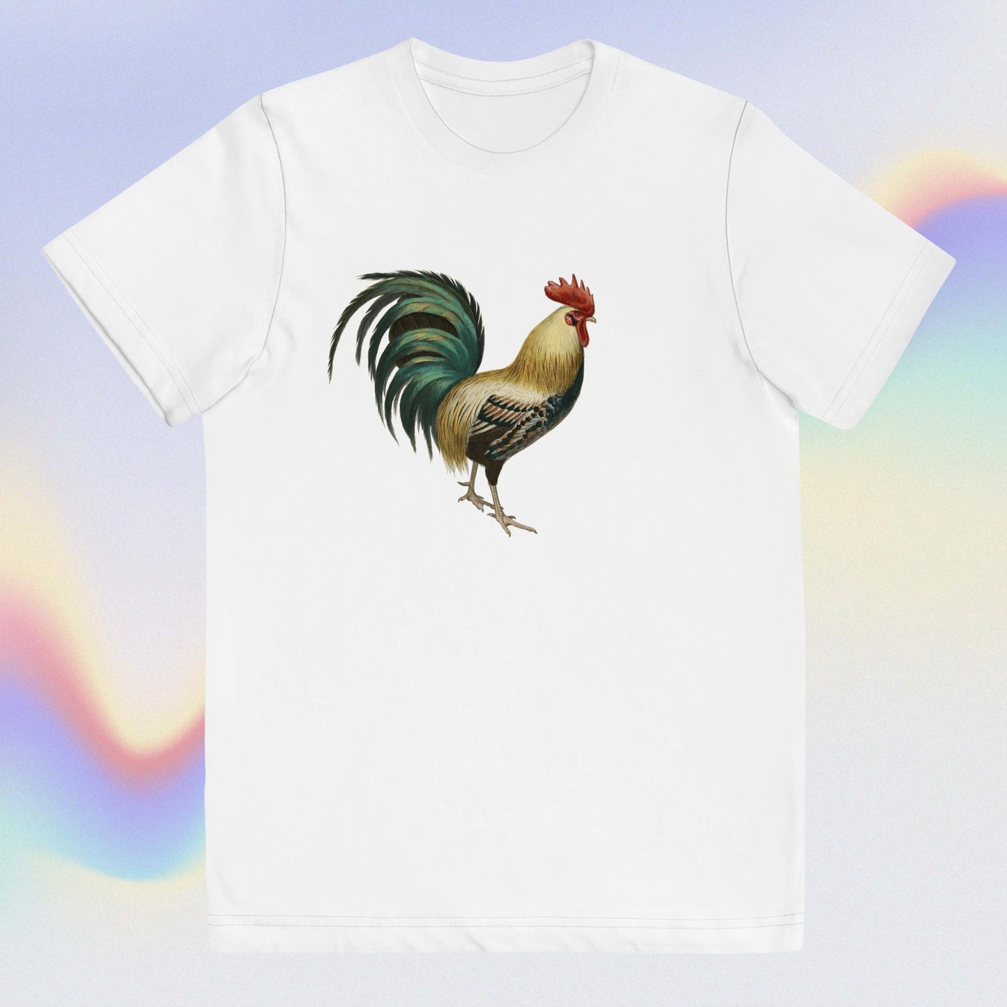 Youth jersey t-shirt rooster