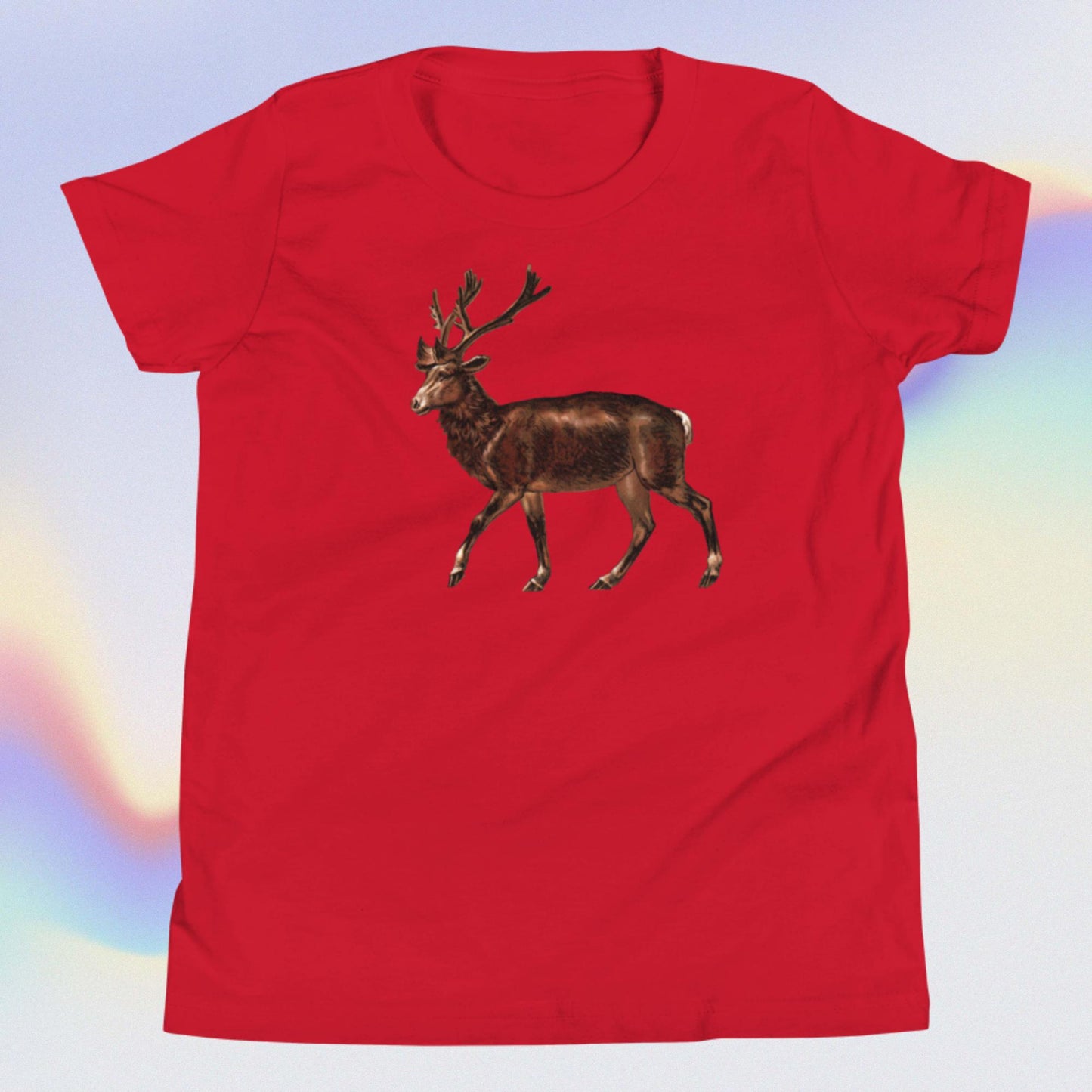 Youth Short Sleeve T-Shirt reindeer